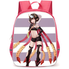 So I Am A Spider So What Ariel Backpack StudentPack - Ariel Standing On Purple White Background