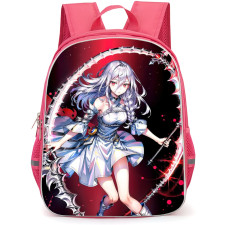 So I Am A Spider So What Shiraori Backpack StudentPack - Shiraori Anime Art On Red Black Background