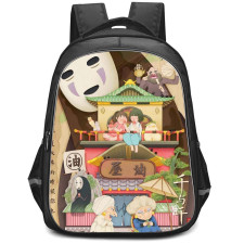 Spirited Away Backpack StudentPack - Spirited Away Beautiful Art Poster