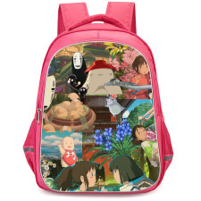 Spirited Away Backpack StudentPack - Spirited Away Collage