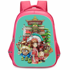 Spirited Away Backpack StudentPack - Spirited Away Tribute Piece Illustration Art Poster