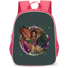 Split Fiction Backpack School Bag StudentPack - Split Fiction Split Fiction Characters Smiling Happy Comic Art