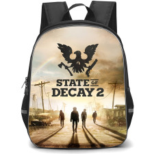 State Of Decay Backpack School Bag StudentPack - State Of Decay 2 Game Cover Art Poster