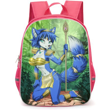 Star Fox Krystal Backpack StudentPack - Krystal Holding Staff In Forest