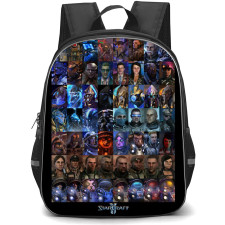 Starcraft Backpack School Bag StudentPack - Starcraft Characters Collage Portrait Poster