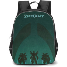 Starcraft Backpack School Bag StudentPack - Starcraft Protoss Silhouette Art Poster