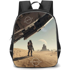 Starfield Backpack School Bag StudentPack - Starfield Crash Site Game Poster