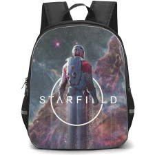 Starfield Backpack School Bag StudentPack - Starfield Space Suit Game Poster