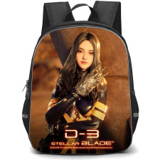 Stellar Blade Tachy Backpack StudentPack - Tachy With Robotic Hand Digital Art Poster
