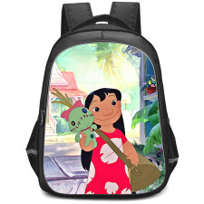 Lilo & Stitch Lilo Backpack StudentPack - Lilo Holding Scrump Movie Art