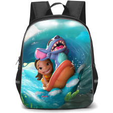 Lilo & Stitch Backpack StudentPack - Lilo & Stitch Surfing 3D Art