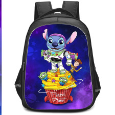 Lilo & Stitch Backpack StudentPack - Stitch Toy Story Crossover Cartoon Art