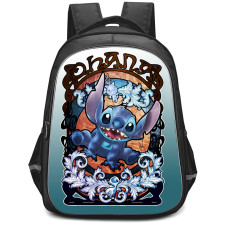 Lilo & Stitch Backpack StudentPack - Stitch Smiling Poster Illustration