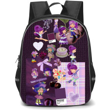 Strawberry Shortcake Plum Puddin Backpack StudentPack - Plum Puddin Collage