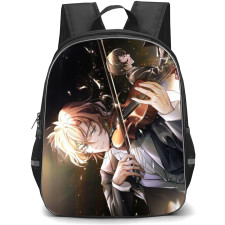 Bungo Stray Dogs Backpack Student Pack - Osamu And Chuya Playing Musical Instrument