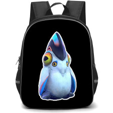 Subnautica Pengling Backpack School Bag StudentPack - Pengling Cute Creature Blue Minimalist Sticker