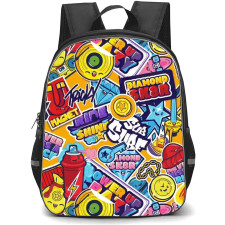 Subway Surfers Backpack StudentPack - Subway Surfers Collage Sticker Mania Poster