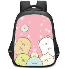 Sumikko Gurashi Backpack StudentPack - Sumikko Gurashi Portrait On Pink Background