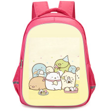 Sumikko Gurashi Backpack StudentPack - Sumikko Gurashi Sitting On Yellow Background