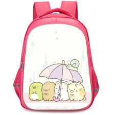 Sumikko Gurashi Backpack StudentPack - Sumikko Gurashi Sitting Under Umbrella Poster