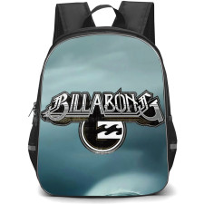 Surfing Billabong Backpack StudentPack - Surfing Billabong Logo On Wave Background