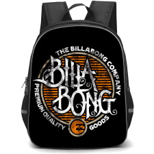 Surfing Billabong Backpack StudentPack - Surfing Billabong Recreate Vintage Logo On Black Background