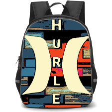 Surfing Hurley Backpack StudentPack - Surfing Hurley Logo Illustration Art