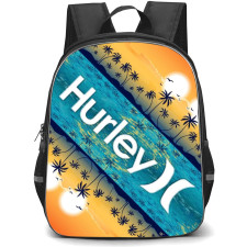 Surfing Hurley Backpack StudentPack - Surfing Hurley Logo On Sunset Painting Poster