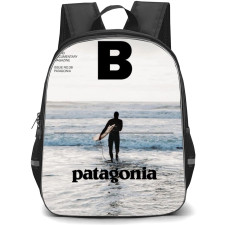 Surfing Patagonia Backpack StudentPack - Surfing Patagonia Aesthetic Poster