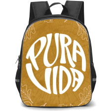 Surfing Pura Vida Backpack StudentPack - Surfing Pura Vida Costa Rica Art Poster
