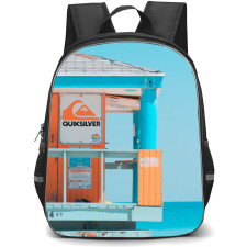 Surfing Quiksilver Backpack StudentPack - Surfing Quiksilver Beach Poster