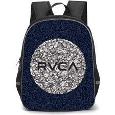 Surfing RVCA Backpack StudentPack - Surfing RVCA Logo On Desktop Drawing Icon Poster