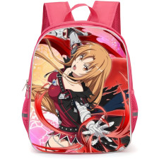 Sword Art Online Asuna Backpack Student Pack - Asuna Attacking Surrounding Red Flare