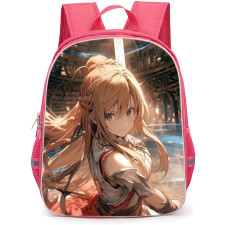 Sword Art Online Asuna Backpack Student Pack - Asuna White Red Dress Anime