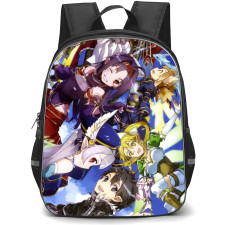 Sword Art Online Backpack Student Pack - Characters Smiling Blue Background