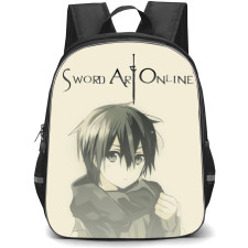 Sword Art Online Kirito Backpack Student Pack - Kirito Portrait Vintage Anime