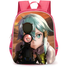 Sword Art Online Sinon Backpack Student Pack - Sinon Aiming Her Weapon 3D