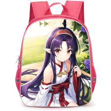 Sword Art Online Yuuki Konno Backpack Student Pack - Yuuki Konno Smiling Sitting Portrait