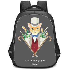 The Cat Returns Baron Humbert Backpack StudentPack - Baron Humbert Portrait On Gray Background