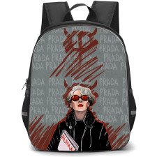 The Devil Wears Prada Miranda Priestly Backpack School Bag StudentPack - Miranda Priestly Fierce Portrait Illustration Poster