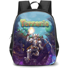 Terraria Terrarian Backpack StudentPack - Terrarian With Game Logo