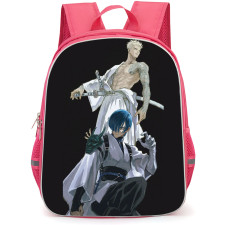 Trigun Stargaze Backpack School Bag StudentPack - Million Knives And Legato Bluesummers Fighting Stance Portrait