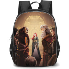 The Lord of the Rings The War of the Rohirrim Backpack StudentPack - Character Rival Castle Background Illustration Art