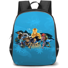 The Legend Of Zelda Backpack StudentPack - Breath Of The Wild Fierce Poster