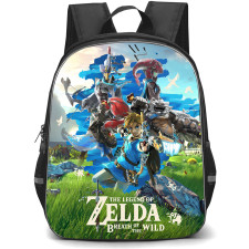The Legend Of Zelda Backpack StudentPack - Breath Of The Wild Poster