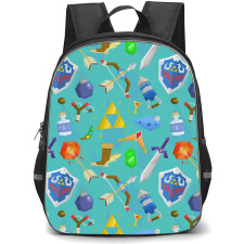 The Legend Of Zelda Backpack StudentPack - Items Doodle