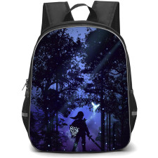 The Legend Of Zelda Link Backpack StudentPack - Link Night Silhoutte
