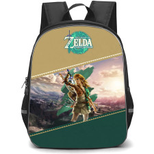 The Legend Of Zelda Link Backpack StudentPack - Link Oil Paint Tears Of The Kingdom