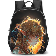 The Legend Of Zelda Link Backpack StudentPack - Link Side Portrait