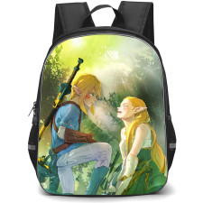 The Legend Of Zelda Backpack StudentPack - Princess Zelda And Link Crying